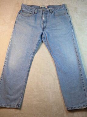 Vintage 1995 Levi’s 505 Regular Fit Straight Leg Jeans Light Wash Men’s W38 L30